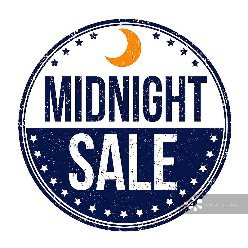 午夜促销标志图片素材