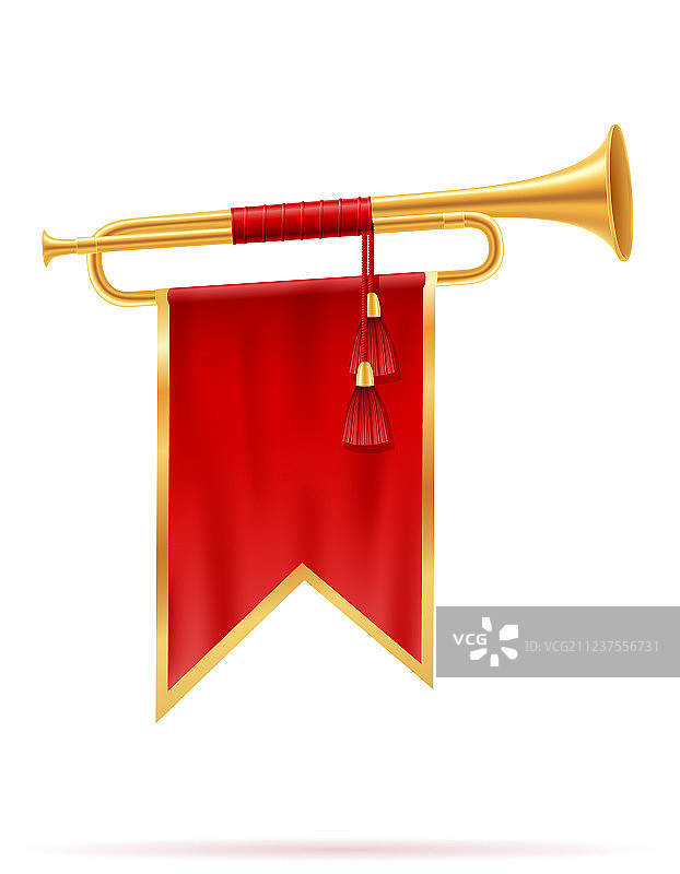皇家金色号角图片素材
