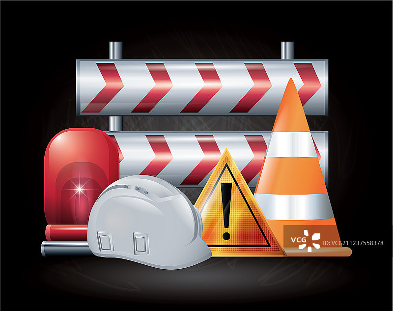 施工进行中设计图片素材