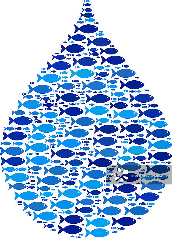 鱼滴组合图片素材