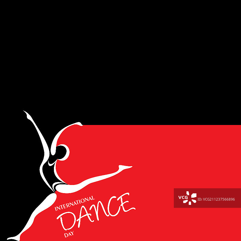 国际舞蹈日问候图片素材