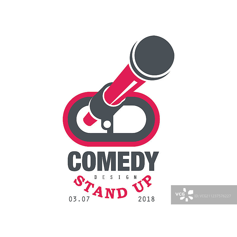 喜剧脱口秀日期标志图片素材