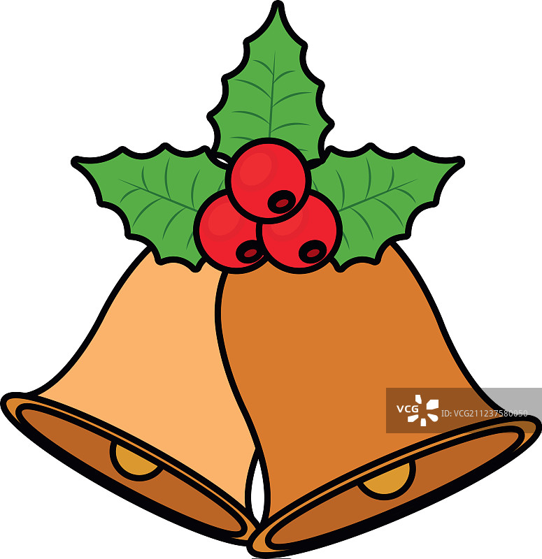 圣诞铃铛图标图片素材