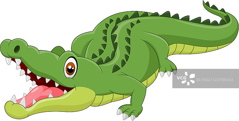 卡通鳄鱼图片素材