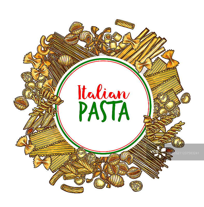意大利面banner：意大利面条草图图片素材