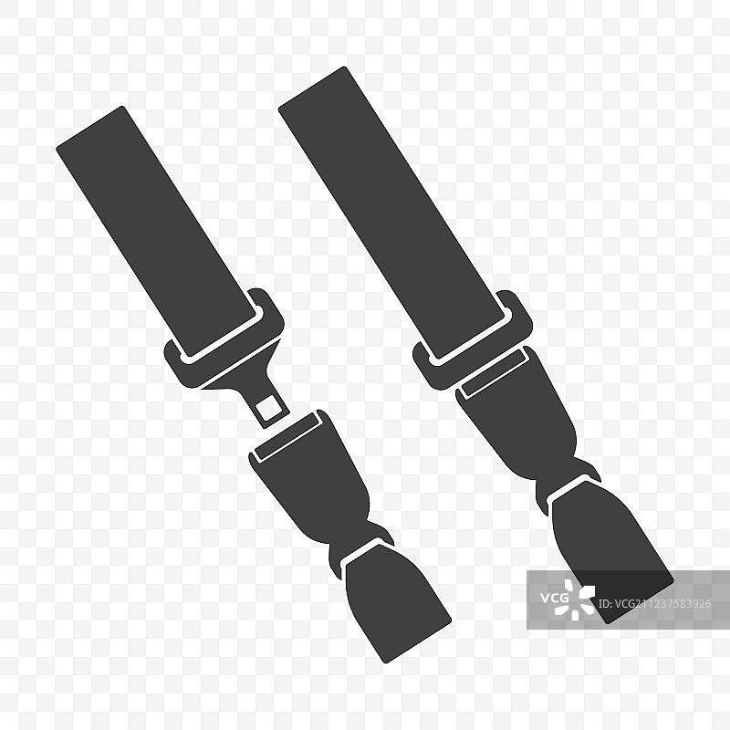 汽车安全带开合图标图片素材