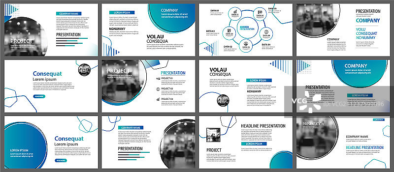演示文稿和幻灯片布局背景设计图片素材