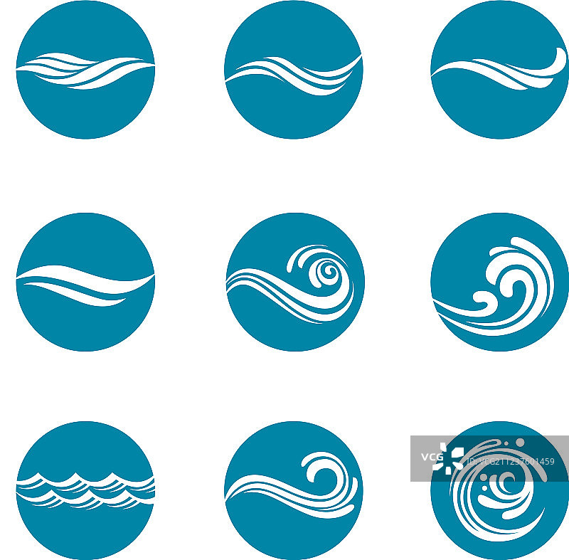 水图标集图片素材