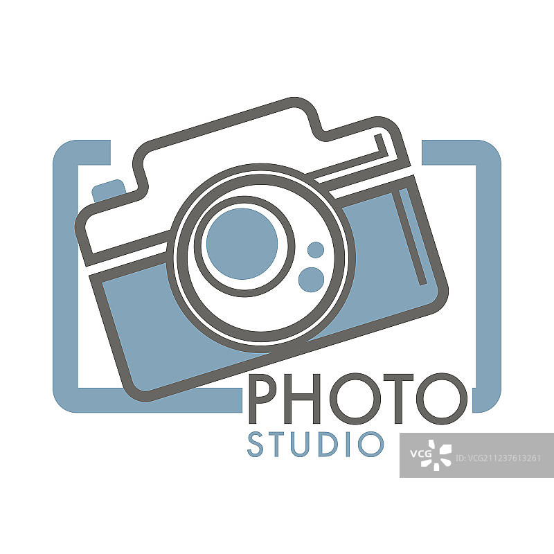 带有玻璃镜头的影棚相机照片图片素材