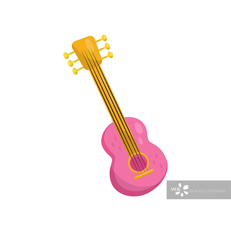 粉色夏威夷尤克里里琴图片素材