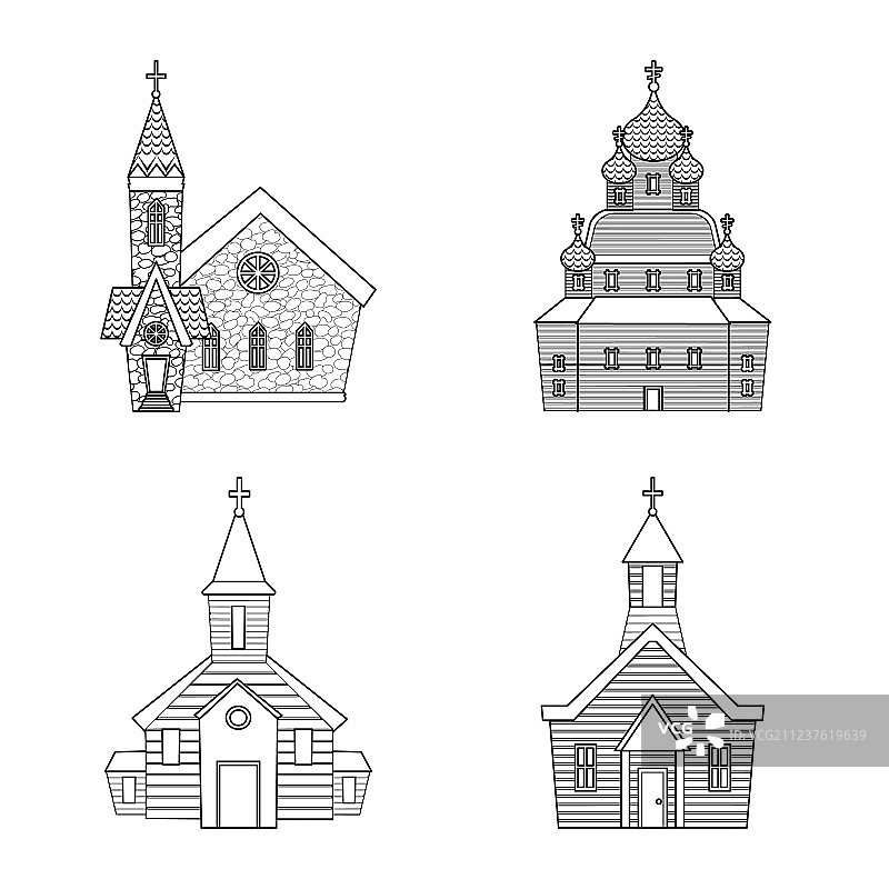 建筑与信仰符号图片素材