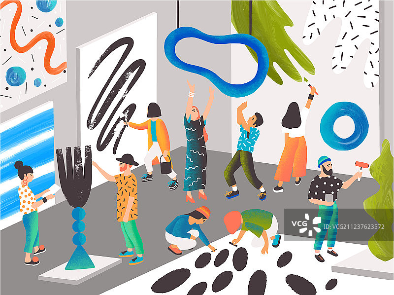 艺术家和雕塑家绘画和雕塑图片素材