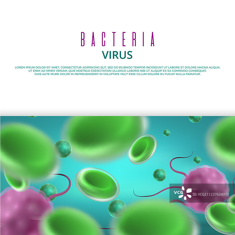 细菌病毒banner模板图片素材