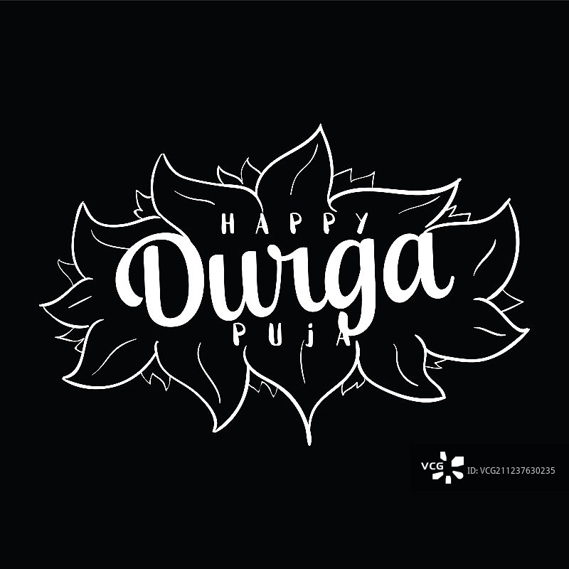 印度杜尔迦节图片素材