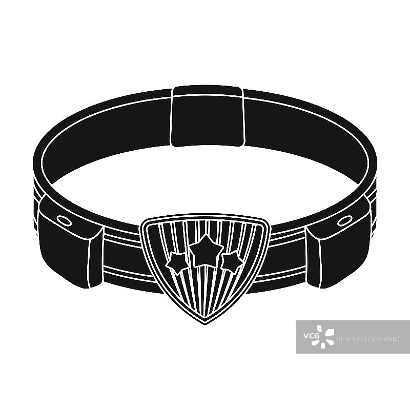 黑色皮带图标图片素材