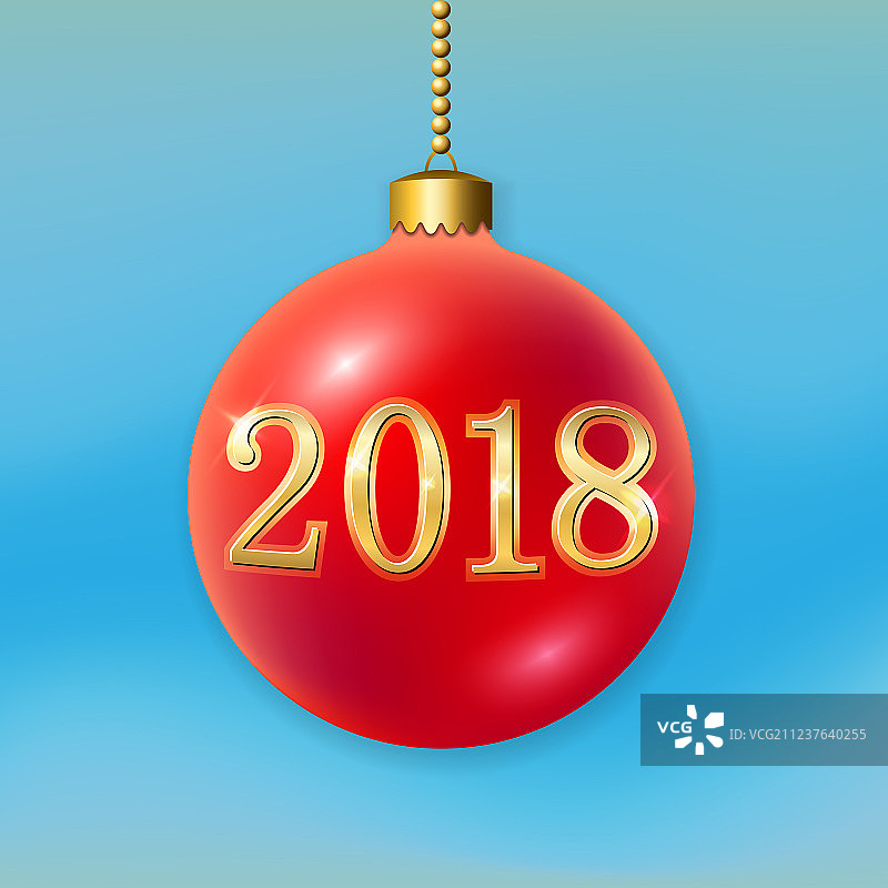 金色圣诞3D装饰球图片素材