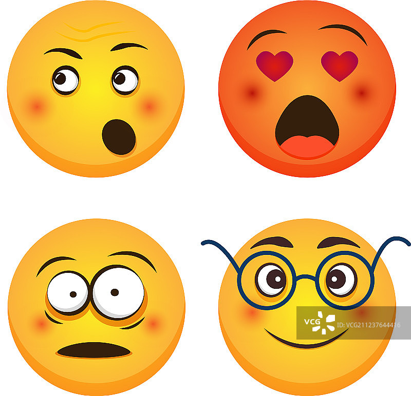 表情符号合集图片素材