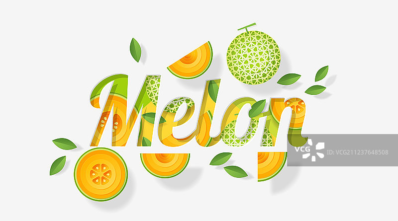 甜瓜设计图片素材