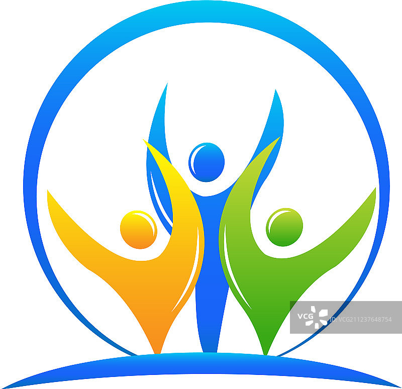 掌控身体的健康人群图标图片素材