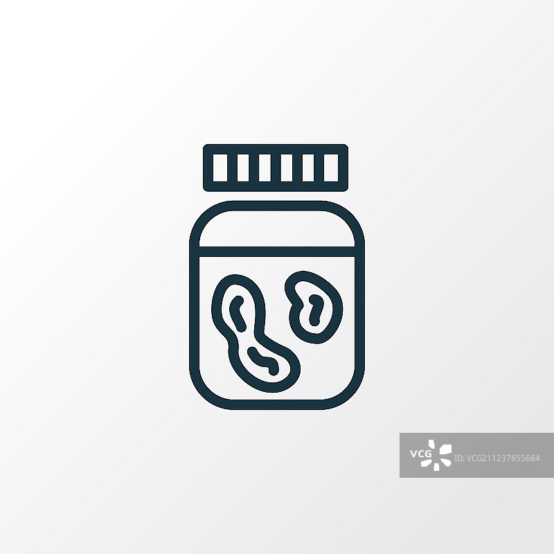 花生酱图标线条符号优质设计图片素材