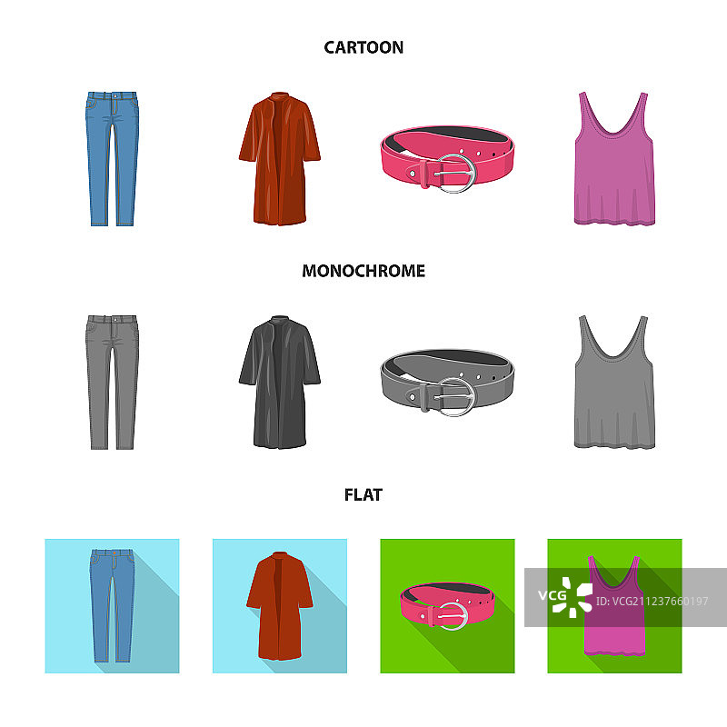 女性与服装符号元素图片素材