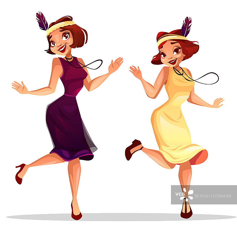 歌舞表演中的爵士舞女图片素材