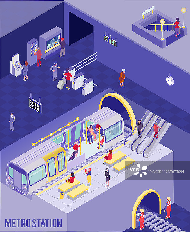 地下2.5D海报图片素材