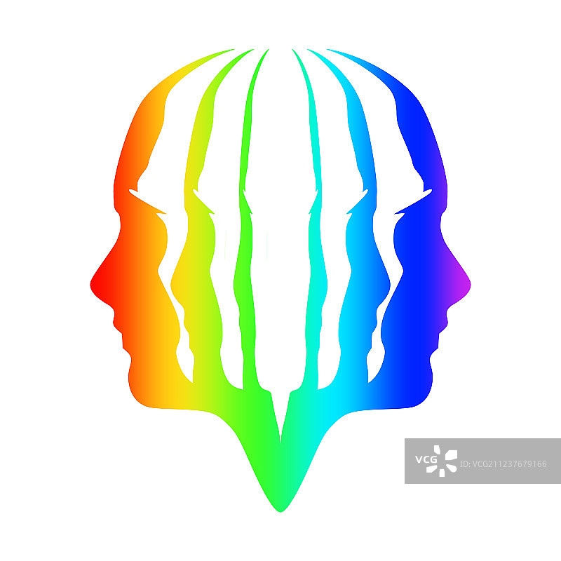 多人脸肖像图片素材