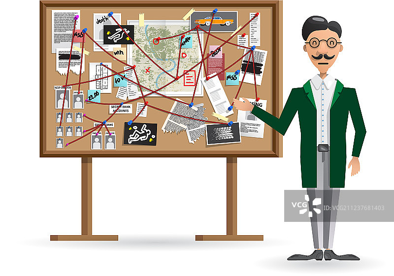 侦探调查犯罪题材图片素材