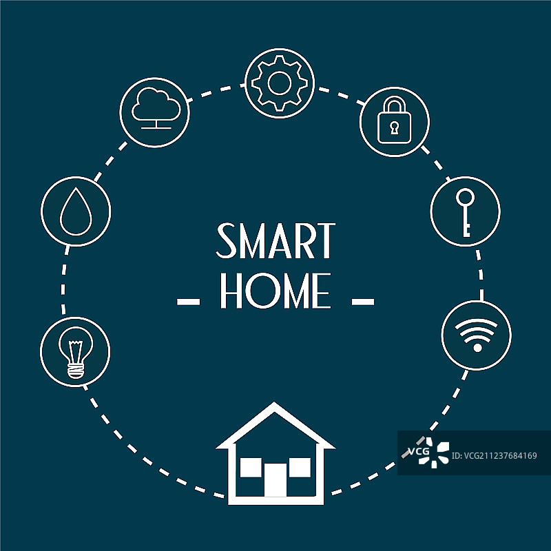 智能家居服务图标图片素材