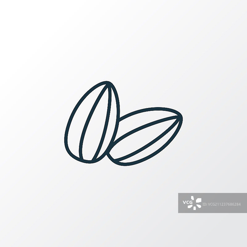 优质向日葵籽图标线条符号图片素材