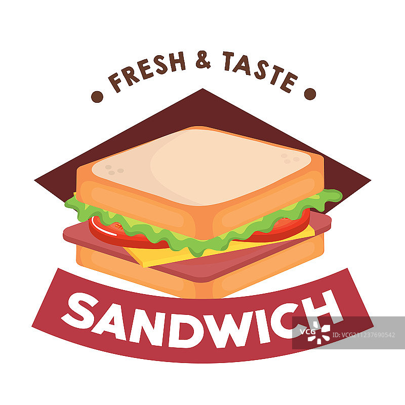 美味快餐三明治图片素材