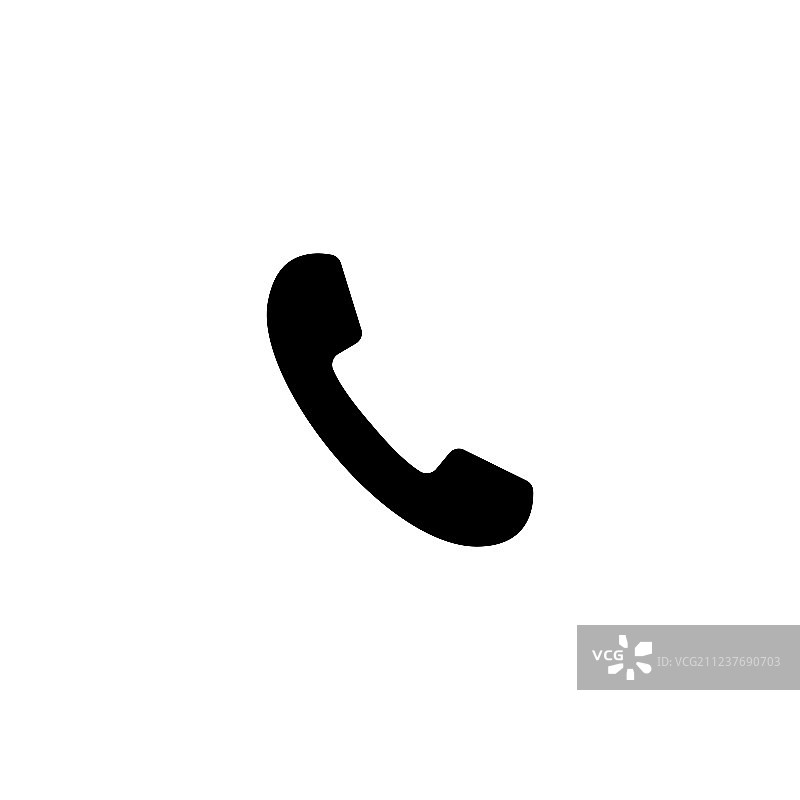 电话图标听筒符号图片素材