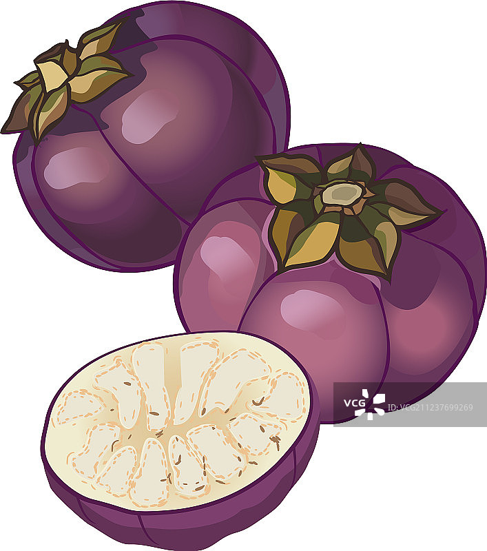 圆形茄子图片素材