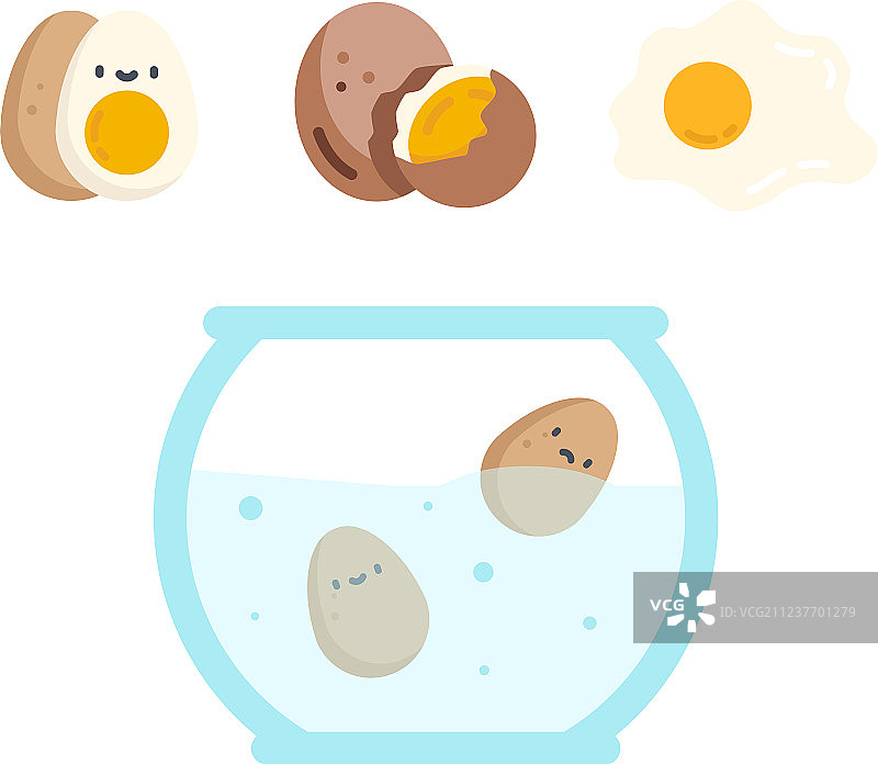 各种形态的鸡蛋图片素材