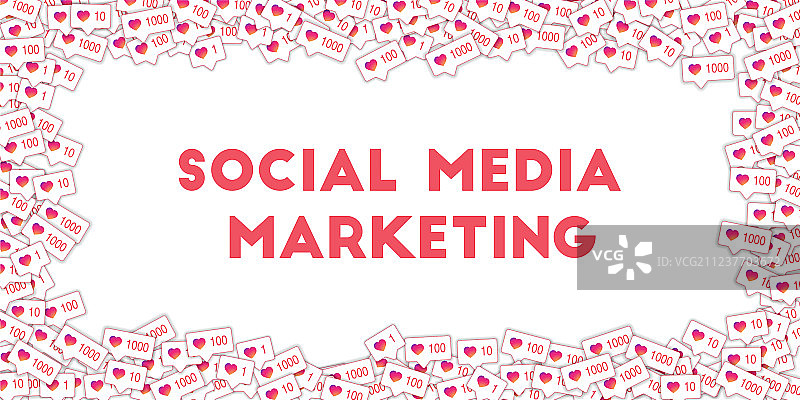 社交媒体图标 社交媒体营销图片素材