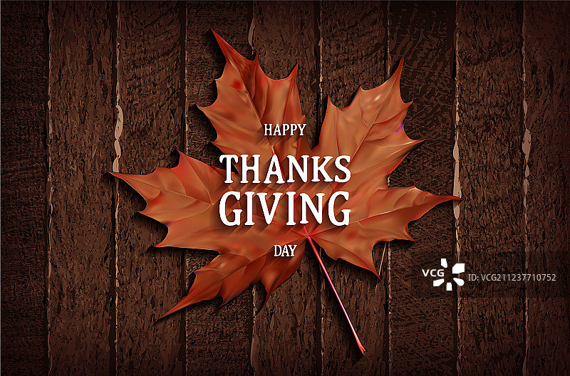 木质背景上的感恩节banner图片素材