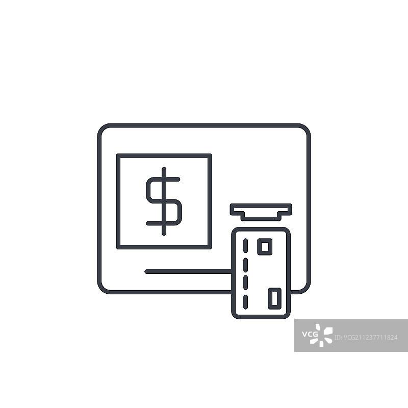 ATM银行美元现金卡金融图片素材