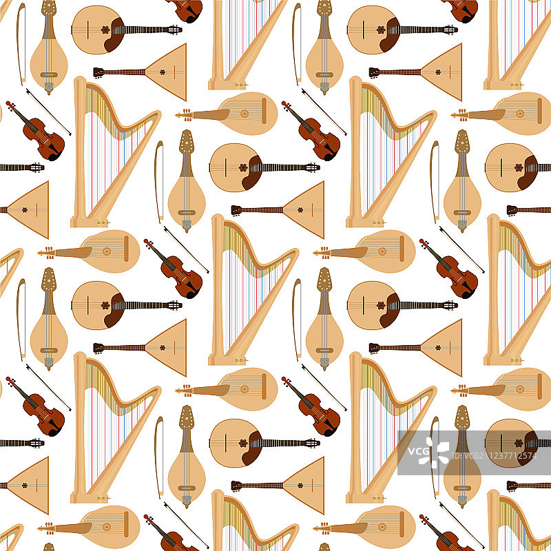 弦乐梦幻古典乐器图片素材