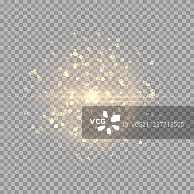 金色闪亮光芒图片素材