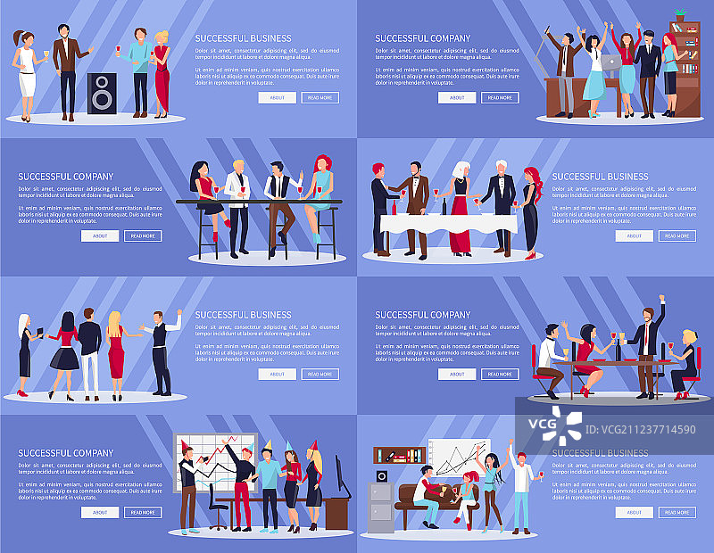 成功的公司业务图片素材