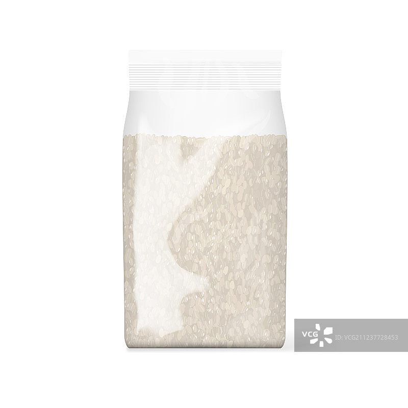 透明塑料米袋包装图片素材