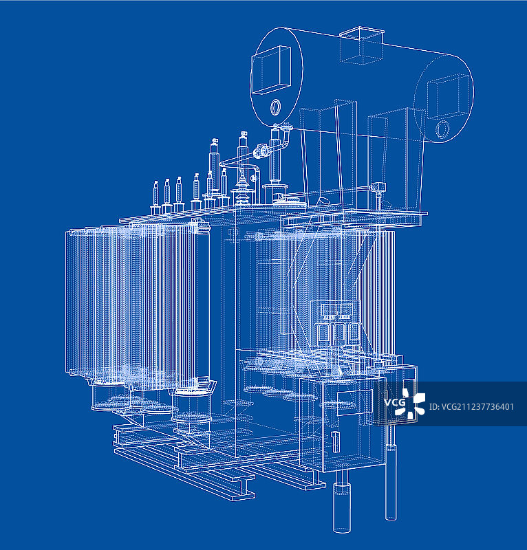 高压变压器概念图片素材