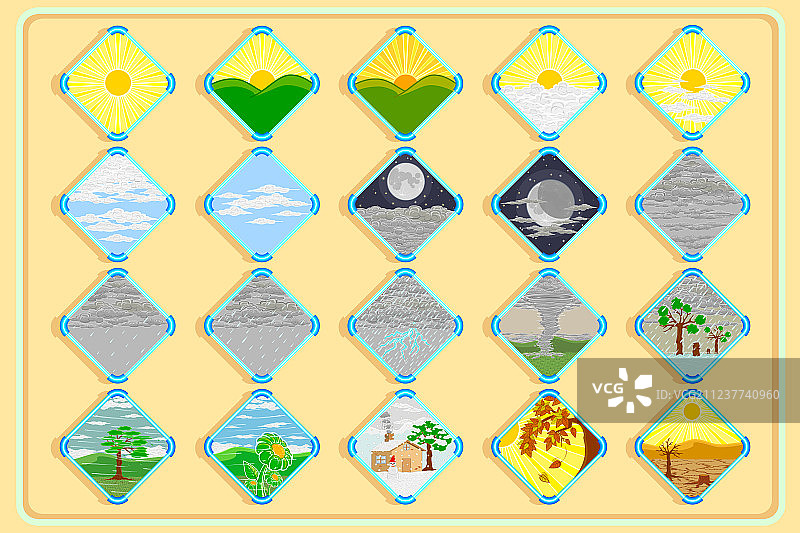 装饰用天气图标图片素材