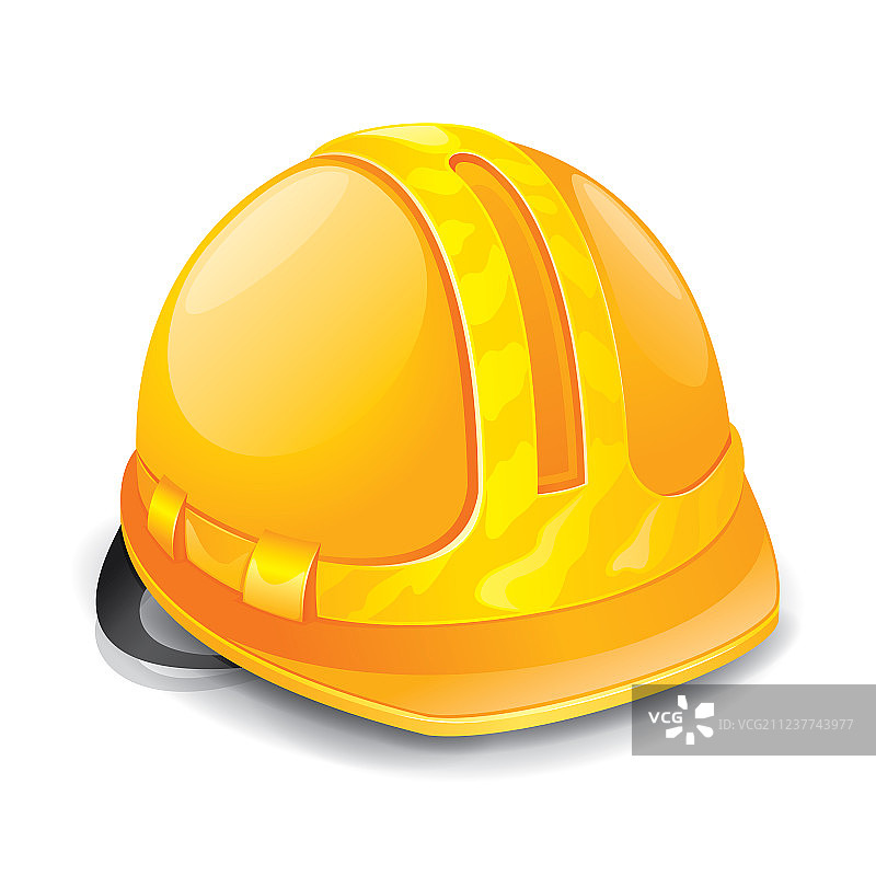 漂亮的黄色安全帽图片素材