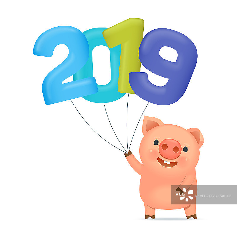 可爱的小猪02图片素材