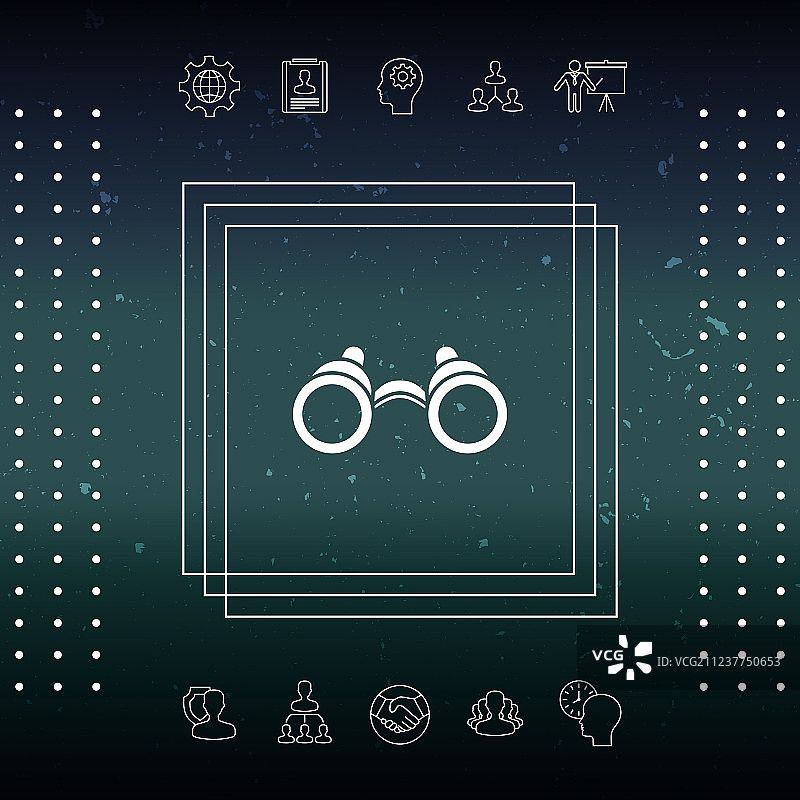 双筒望远镜图标图片素材