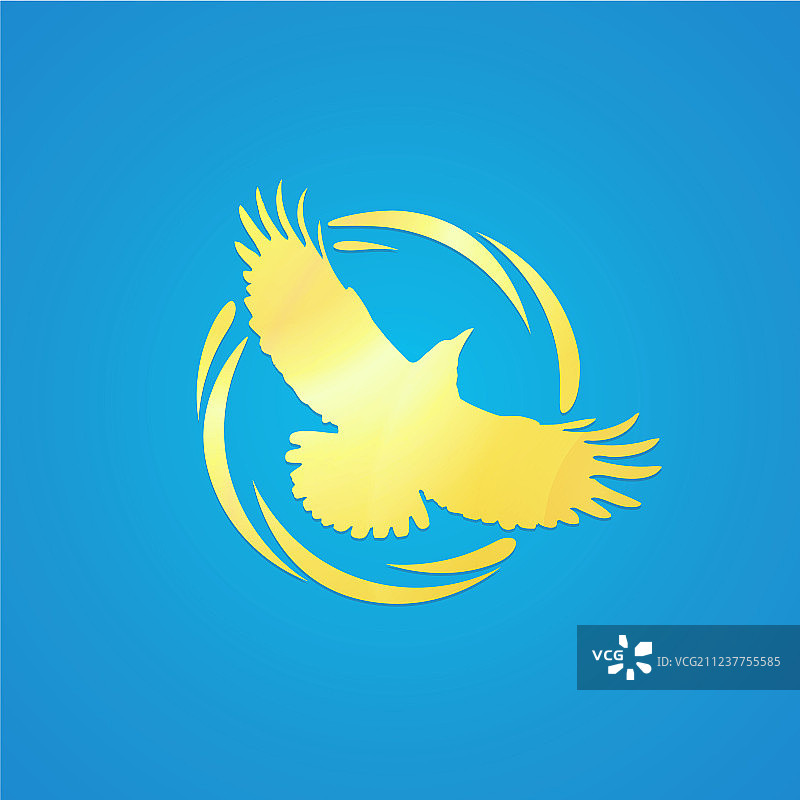 金色乌鸦logo图片素材