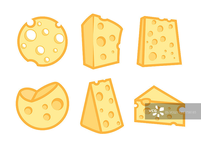 奶酪图标合集图片素材