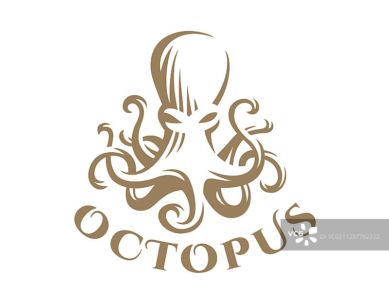 章鱼Logo - 标志设计图片素材